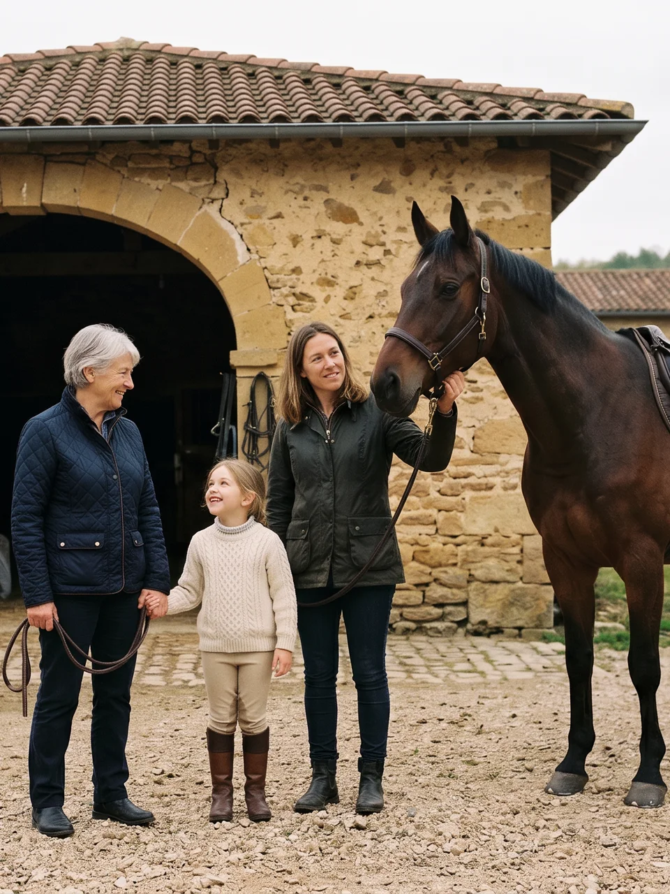 L'équipe, L'Impulsion, centre équestre à Chaponnay