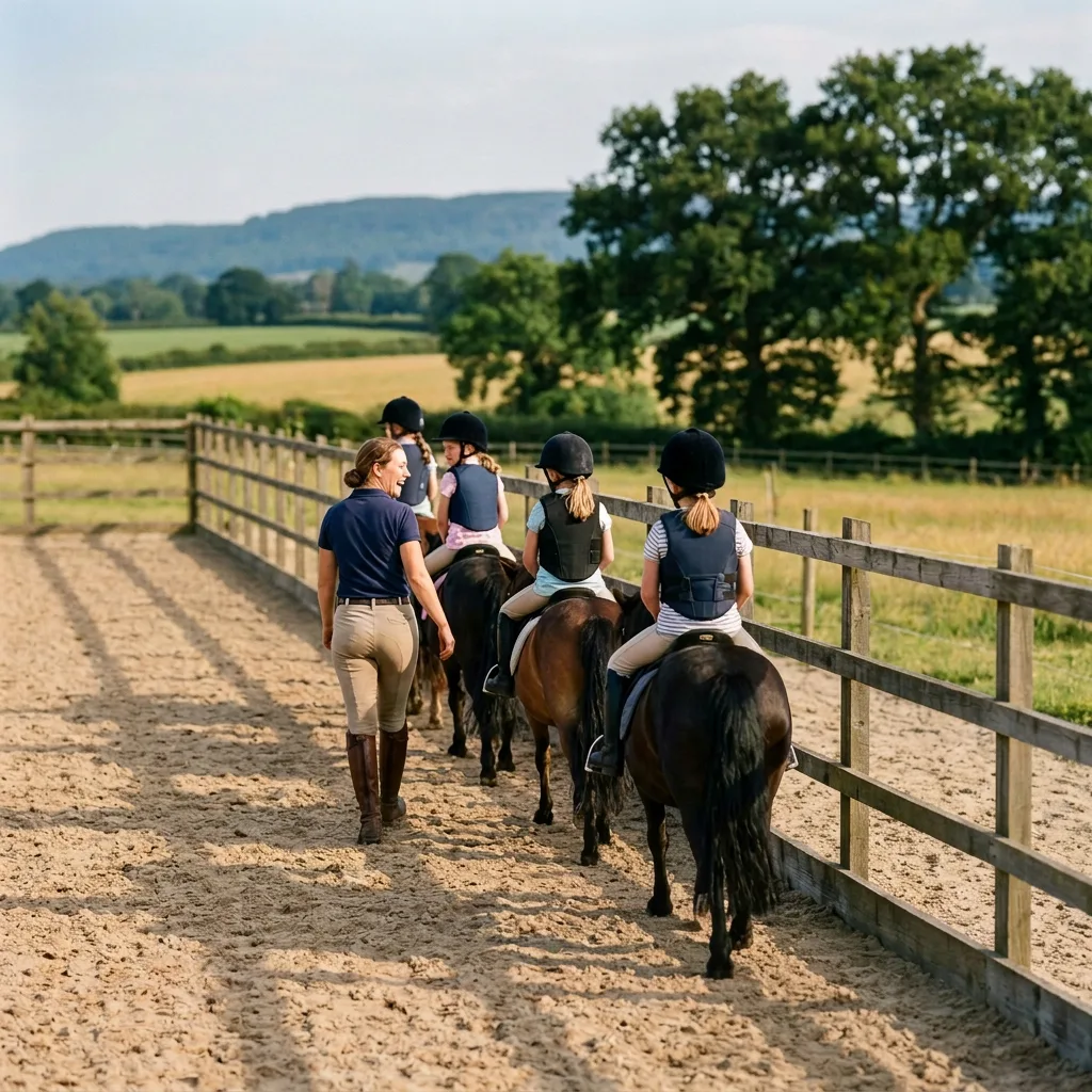 Cours de poney à Chaponnay, Rhône